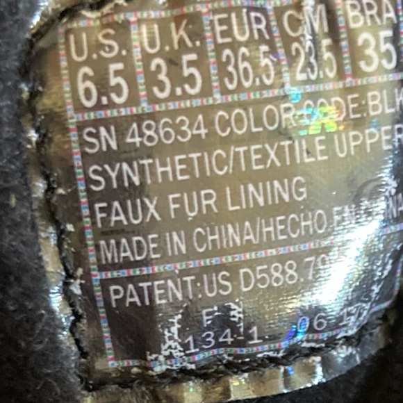 Skechers | D’Lites - Snow Plaza Cold Weather Waterproof Boots Size 6.5 EUC - Picture 9 of 9